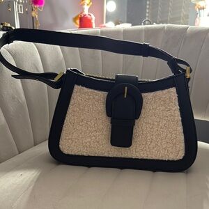 Black and Cream Women's Bag